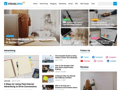 VisualMag Pro 1.0.8 GPL Theme