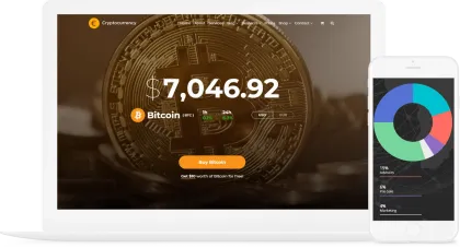 VisualModo Cryptocurrency WordPress Theme 2.0.4 GPL Theme