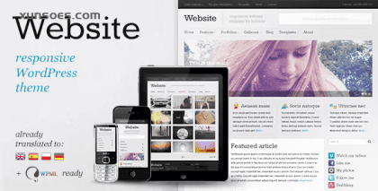 WEBSITE RESPONSIVE WORDPRESS THEME 6.0.2 GPL Theme