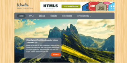 WOODIE  TRI-COLUMN, MULTIPURPOSE WORDPRESS THEME 1.1.2 GPL Theme