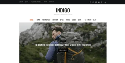 WPZOOM Indigo 1.0.13 GPL Theme