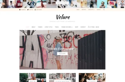 WPZOOM Velure 1.0.9 GPL Theme