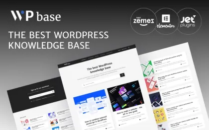 WPbase WordPress Tutorial Theme WordPress Theme 1.2.6 GPL Theme