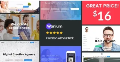 Wanium A Elegant Multi-Concept Theme 1.8.1 GPL Theme