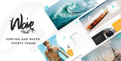 WaveRide Surfing and Water Sports Theme 1.3 GPL Theme