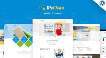 We Clean Cleaning WordPress 3.5 GPL Theme