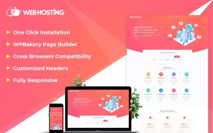 Web Hosting WordPress Theme 1.0.0 GPL Theme