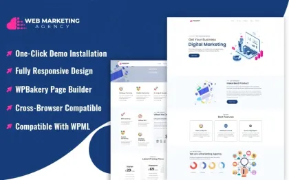 Web Marketing Agency WordPress Theme 1.0.0 GPL Theme