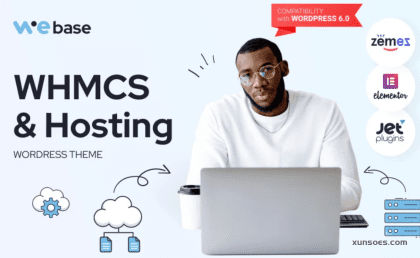 Webase WHMCS Hosting WordPress Theme 1.0.1 GPL Theme