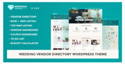 Wedding Vendor Directory Listing WordPress Theme 1.2.4 GPL Theme