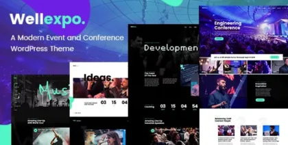 WellExpo Event Conference Theme 1.6 GPL Theme