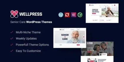 WellPress Senior Care WordPress Theme 1.0.9 GPL Theme
