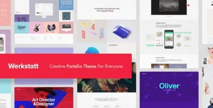 Werkstatt Creative Portfolio WordPress Theme 4.7.4 GPL Theme