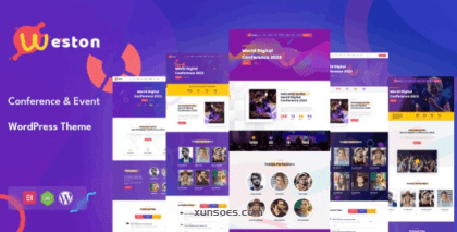 Weston Conference Event WordPress Theme 2.2 GPL Theme
