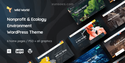 WildWorld | Nonprofit Ecology WordPress Theme 1.2 GPL Theme