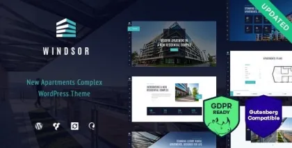 Windsor Apartment Complex / Single Property WordPress Theme 2.5 GPL Theme