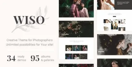 Wiso Photography 1.5.3 GPL Theme