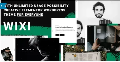 Wixi Elementor WordPress Theme 1.0.7 GPL Theme