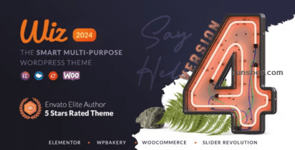 Wiz Elementor MultiPurpose WordPress Theme 4.1.0 GPL Theme