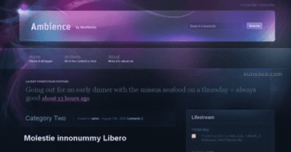 WooThemes Ambience Premium Theme 2.6.0 GPL Theme