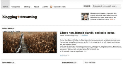 WooThemes Blogging Stream Premium Theme 2.7.1 GPL Theme