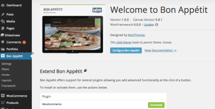 WooThemes Bon-Appetit Premium Theme 1.0.2 GPL Theme