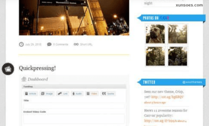WooThemes Crisp Premium Theme 1.2.0 GPL Theme