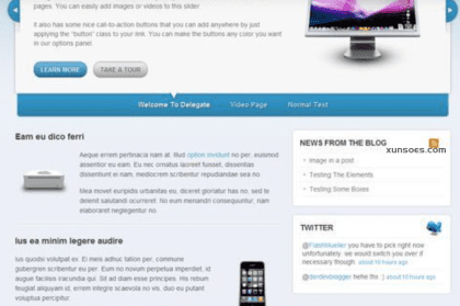 WooThemes Delegate Premium Theme 2.3.2 GPL Theme