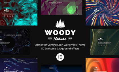 Woody Elementor Coming Soon WordPress Theme 6.0.0 GPL Theme