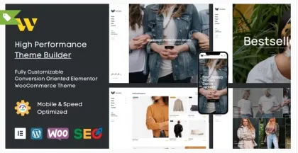 Wooma Responsive Ecommerce WordPress Theme 1.0.9 GPL Theme