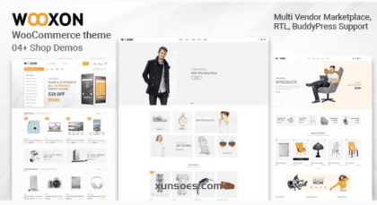 Wooxon WooCommerce WordPress Theme 2.2.1 GPL Theme