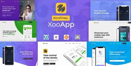 XooApp App Landing Page WordPress Theme 2.0.8 GPL Theme