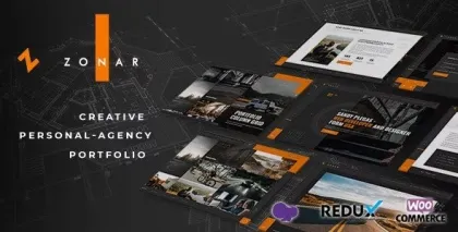 Zonar – Personal Portfolio WordPress Theme 3.8 GPL Theme