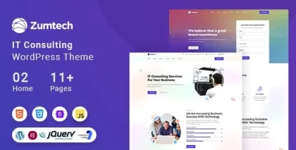 Zumtech IT Solutions Technology WordPress Theme 1.0.2 GPL Theme