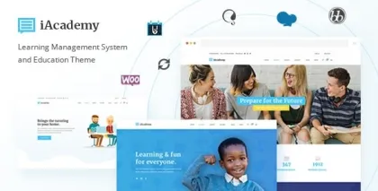 iAcademy Education Theme for Online Learning 1.7 GPL Theme