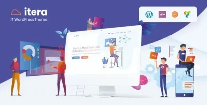 iTera IT, SEO, Digital WordPress Theme 1.2.2 GPL Theme