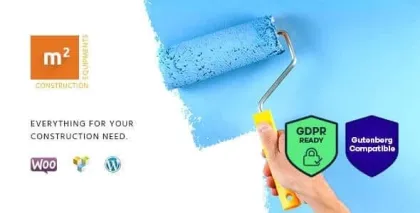 m | Construction Equipments and Building Tools Store WordPress Theme 1.1.2 GPL Theme
