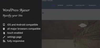 Ajaxer Ajaxify Your WordPress Site and Comments 1.05 GPL Plugins