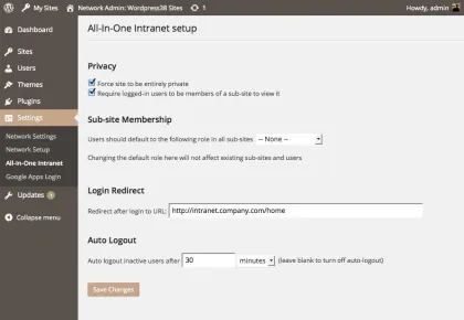 All-In-One Intranet Enterprise 1.1 GPL Plugins