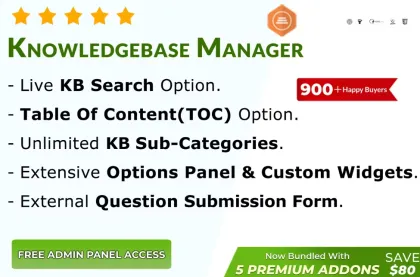 BWL Knowledge Base Manager 1.5.0 GPL Plugins