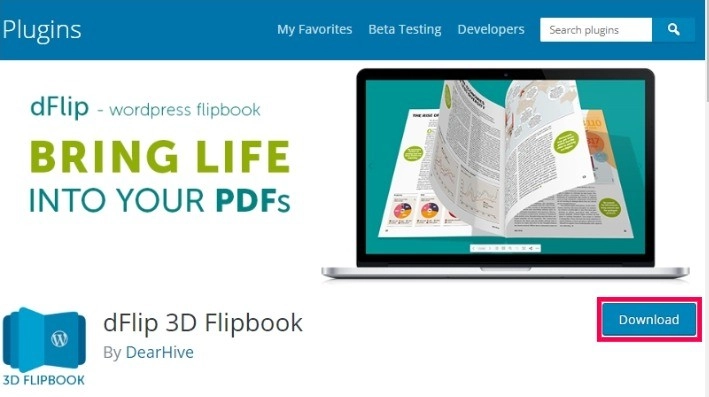 DearFlip Realistic 3D Flip-books for WordPress 1.7.29 GPL Plugins