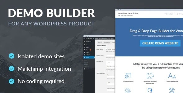 Demo Builder for any WordPress Product 1.7.4 GPL Plugins