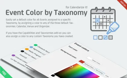 Event Color by Calendar for Calendarize It! 1.1.6.86830 GPL Plugins