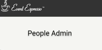 Event Espresso People Admin 1.0.8 GPL Plugins