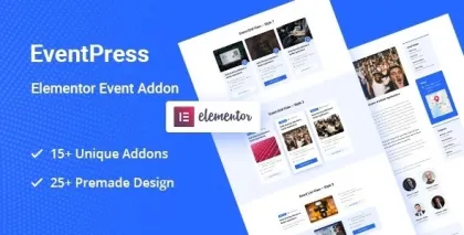 EventPress Elementor Events Addon 1.0.9 GPL Plugins