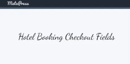 Hotel Booking Checkout Fields 1.2.1 GPL Plugins
