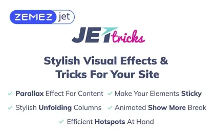JetTricks Visual Effects Addon for Elementor WordPress Plugin 1.4.8 GPL Plugins