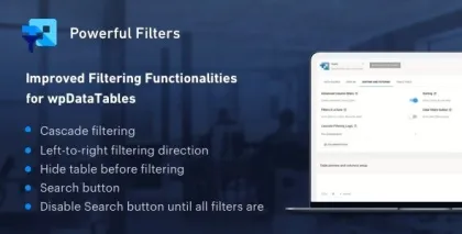 Powerful Filters for wpDataTables 1.4.5 GPL Plugins