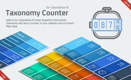 Taxonomy Counter Widget for Calendarize it! 1.0.7.88448 GPL Plugins