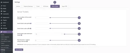 Tickera Serial Ticket Codes Addon 1.1.0 GPL Plugins